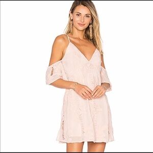 Shop Bop Lovers + Friends Wishful Mini Dress Blush Pink
